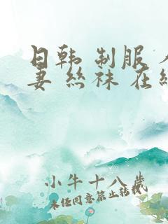 日韩 制服 人妻 丝袜 在线视频