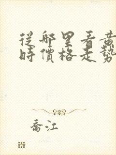 从哪里看黄金实时价格走势