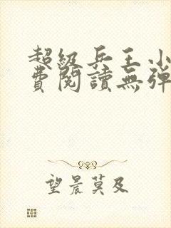 超级兵王小说免费阅读无弹窗