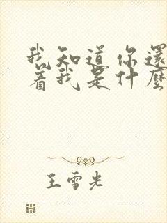 我知道你还是爱着我是什么歌