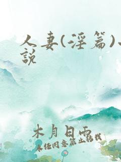 人妻(淫篇)小说