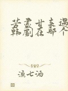 苦尽甘来遇见你韩剧在哪个app看