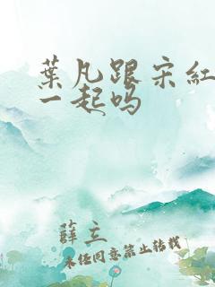 叶凡跟宋红颜在一起吗