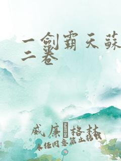 一剑霸天苏信第二卷