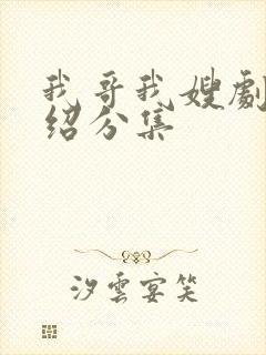 我哥我嫂剧情介绍分集