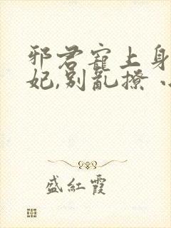 邪君宠上身:爱妃,别乱撩 小说