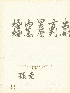 婚内男方出轨离婚怎么判,财产怎么分