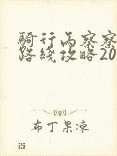 骑行丙察察进藏路线攻略2021