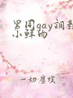 男同gay调教小鲜肉