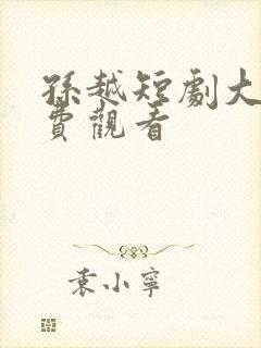 孙越短剧大全免费观看