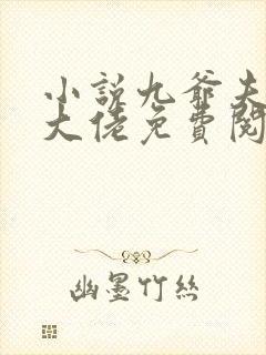 小说九爷夫人是大佬免费阅读全文