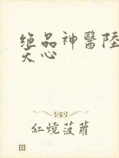 绝品神医陆逸叶天心