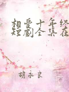 相爱十年终成空短剧全集在线观看