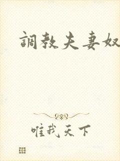 调教夫妻奴文章