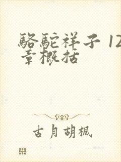 骆驼祥子 12章概括