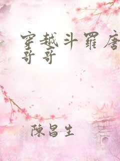 穿越斗罗唐三的哥哥