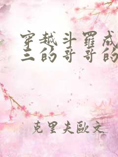 穿越斗罗成为唐三的哥哥的小说