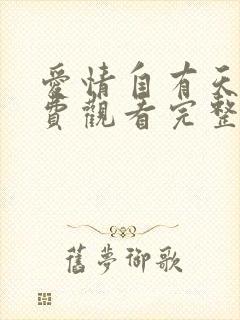 爱情自有天意免费观看完整版高清