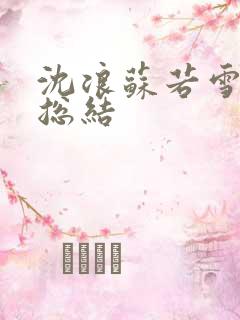 沈浪苏若雪结局总结
