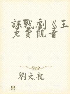 谍战剧《王牌》免费观看