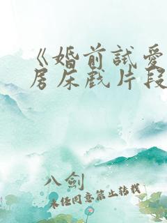 《婚前试爱》圆房床戏片段