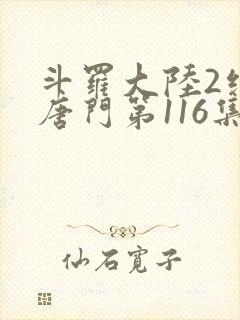 斗罗大陆2绝世唐门第116集