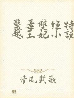 医毒双绝特工穿越王妃小说