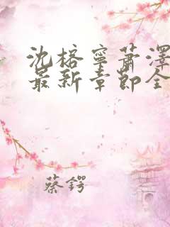 沈榕宁萧泽小说最新章节全文阅读