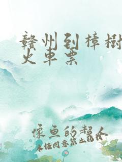 赣州到樟树东的火车票