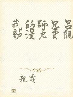 我的师兄吕少卿动漫免费观看