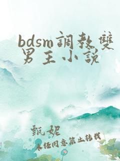 bdsm调教双男主小说