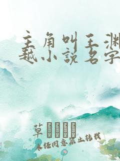 主角叫王渊的穿越小说名字叫什么