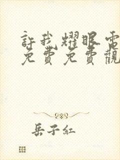 许我耀眼电视剧免费免费观看