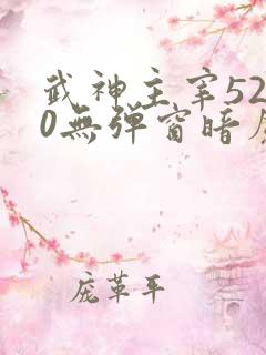 武神主宰5200无弹窗暗魔师