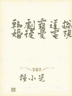 韩剧霸道总裁先婚后爱电视剧大全