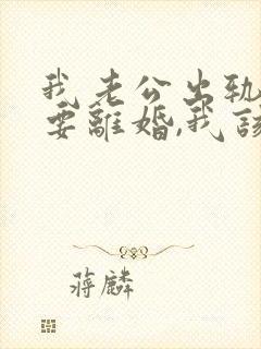 我老公出轨了,要离婚,我该怎么办