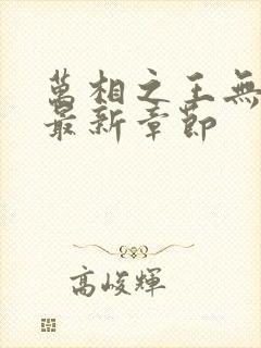 万相之王无弹窗最新章节