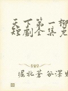 天下第一柳如烟短剧全集免费观看