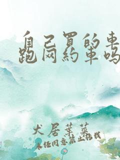 自己买的车可以跑网约车吗