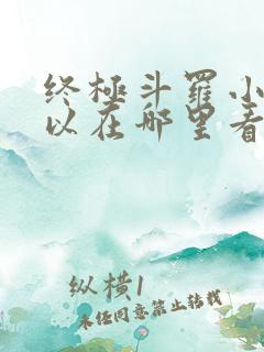 终极斗罗小说可以在哪里看