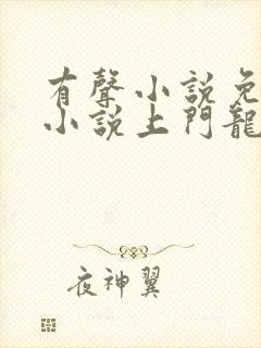 有声小说免费听小说上门龙婿