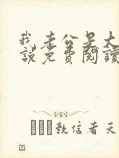 我老公是大佬小说免费阅读