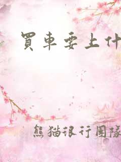 买车要上什么网