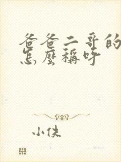 爸爸二哥的老婆怎么称呼