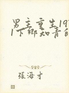 男主重生1971下乡知青的小说