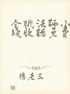 全职法师小说在线收听免费