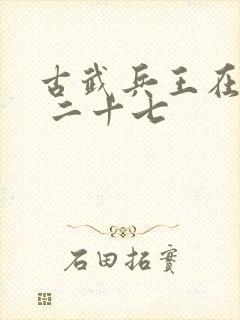 古武兵王在都市 二十七