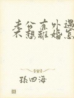 老公有外遇到我不想离婚怎么办