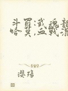 斗罗:武魂龙神哈莫,血战混沌