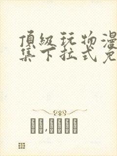 顶级玩物漫画全集下拉式免费观看